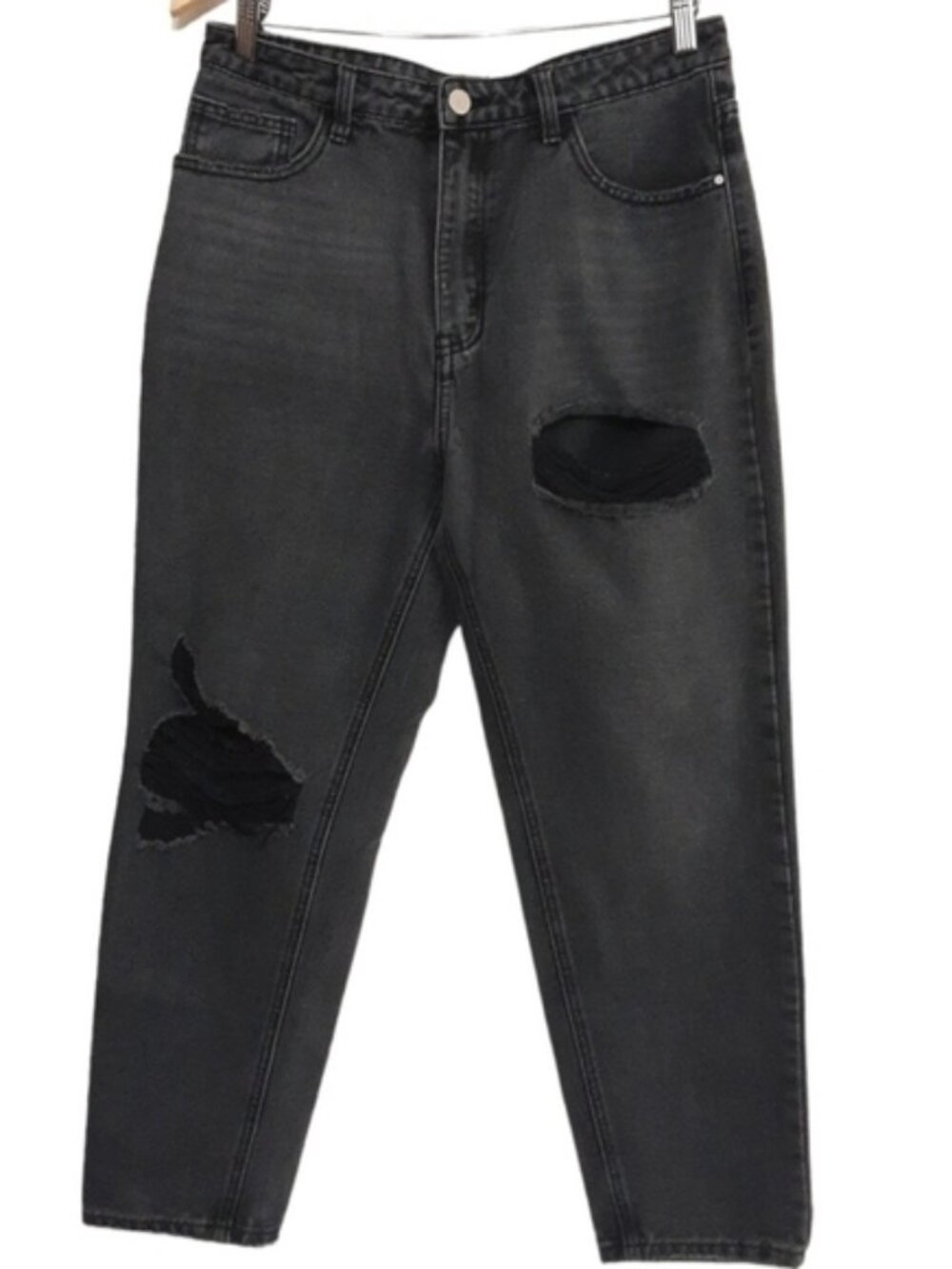 Redial women jean premium denim in washed black  42EU casual office Y2K festival